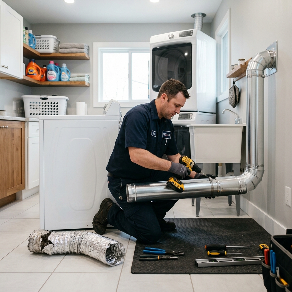 Dryer Vent Duct Repair